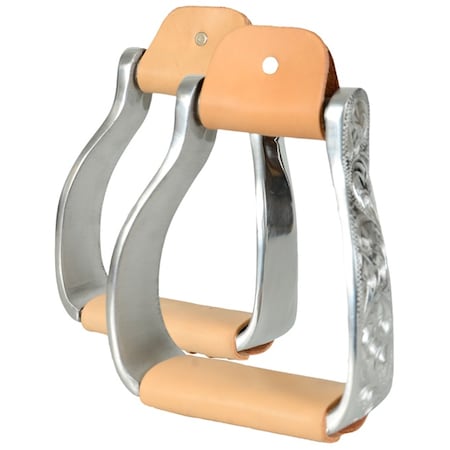 Jacks Imports Western Engraved Stirrups 54